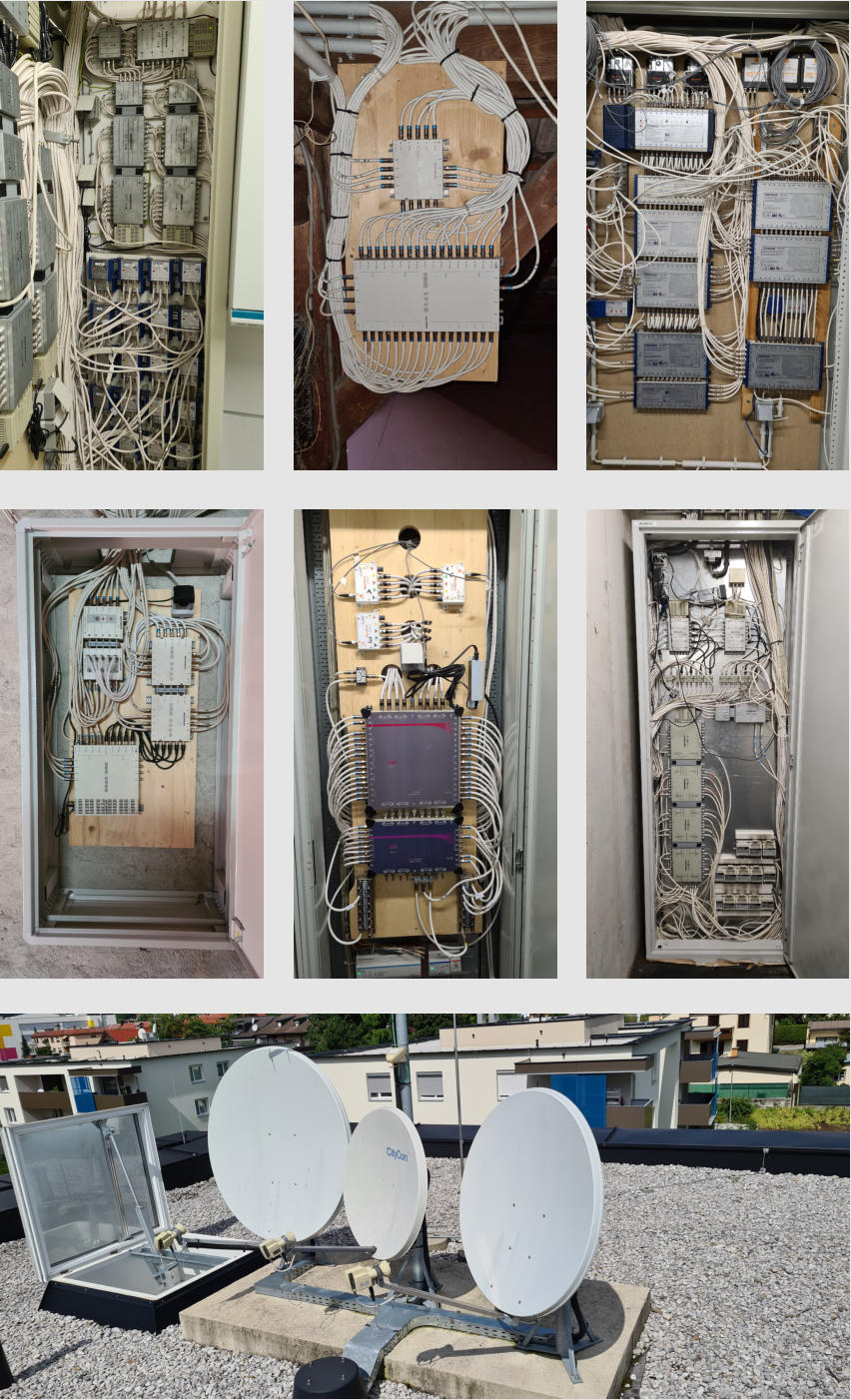 Multischalter Anlage Installation